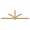 Ekena Millwork Redmond Smooth Timber Gable Bracket, Western Red Cedar, 96"W x 28"H x 3 1/2"D x 3 1/2"F, 7/12 Pitch GBW096X28X0404RED00SWR - alternate 1